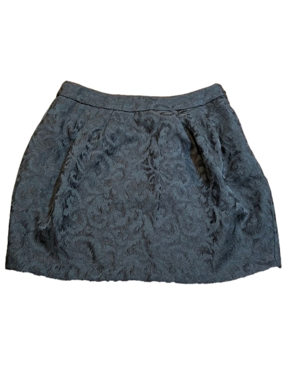 FOREVER 21 Black textured print fully lined Skirt Size L